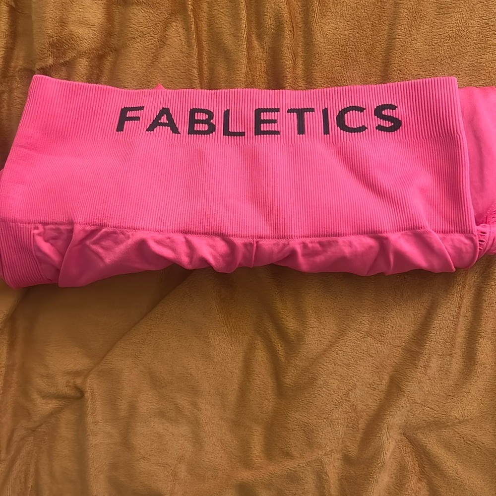 Fabletics Pink Leggings Vibrant and Stylish